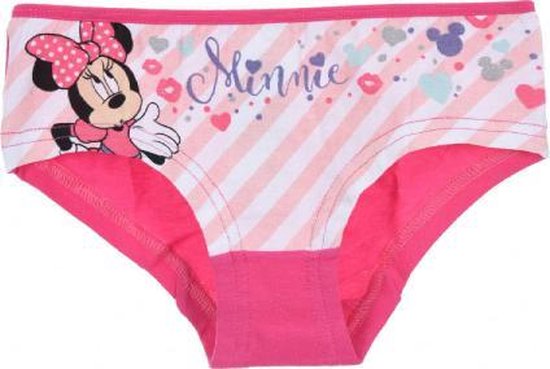 Minnie Mouse - Onderbroek - Duopack - 6/8 jaar - Maat 116/128