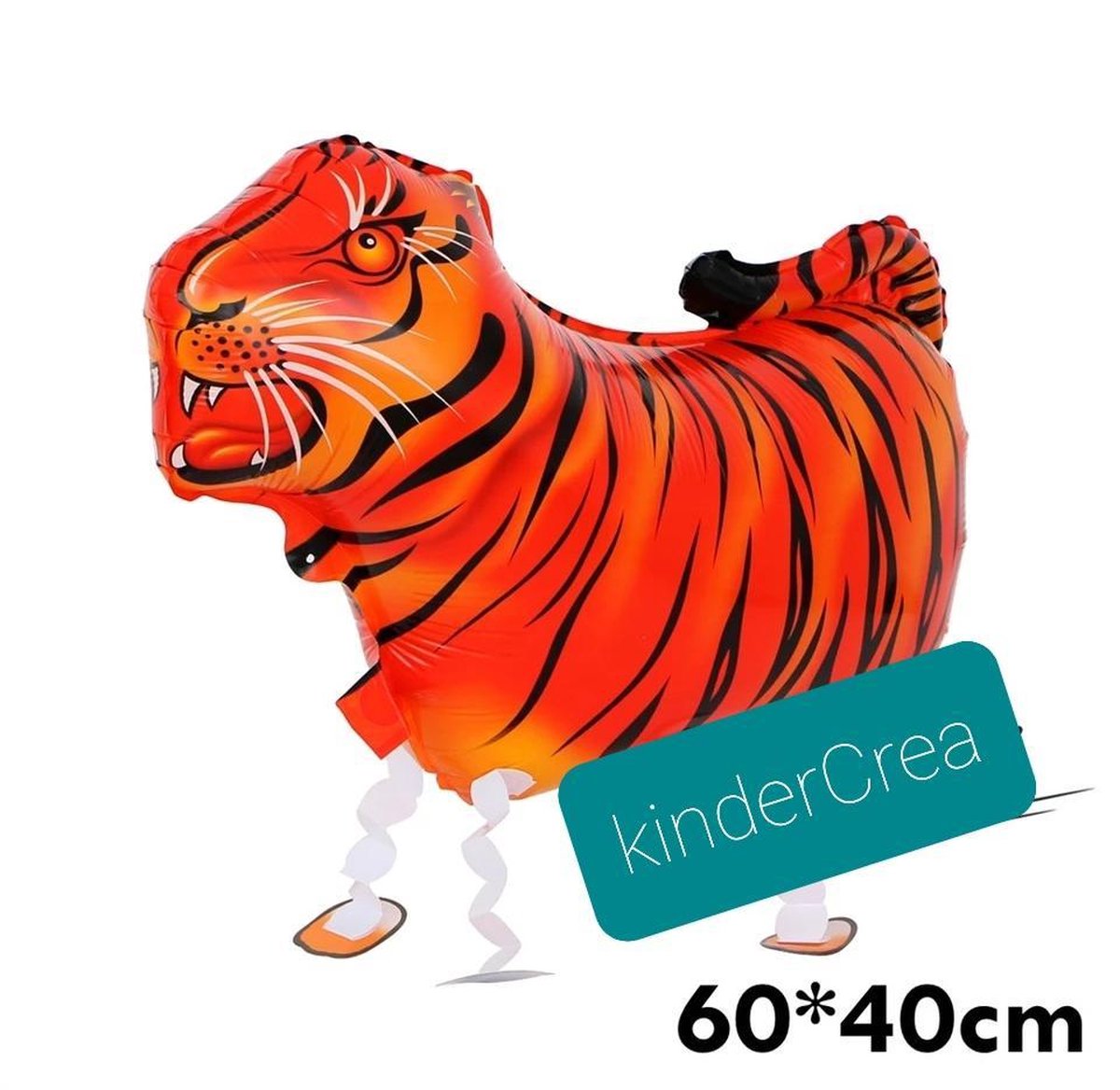 wandelende ballon tijger, airwalker tijger