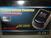 Desktop Voltage omvormer Converter 75W van 220V -100V
