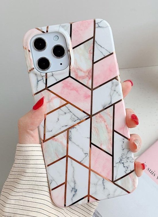 Coque Apple iPhone 12 Pro Max Marble | Couverture arrière | Cas de téléphone en TPU