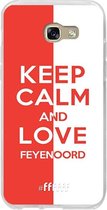 6F hoesje - geschikt voor Samsung Galaxy A5 (2017) -  Transparant TPU Case - Feyenoord - Keep calm #ffffff