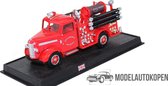 Verenigd Koninkrijk Brandweer Bedford 1939 (Rood) 1/72 Atlas - Schaalmodel - Modeltruck - Model wagen - Schaal model