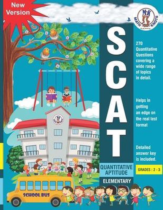Scat Practice- SCAT Quantitative Aptitude - Grades 2 - 3 - cover