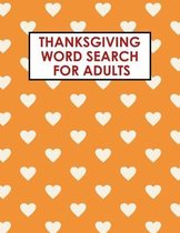 Thanksgiving Word Search for Adults
