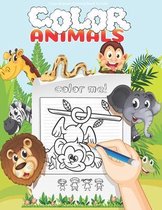 Color Animals Coloring Book for kids