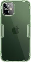Nillkin - Hoesje geschikt voor Apple iPhone 12 Mini - Nature TPU Case - Back Cover - Donker Groen