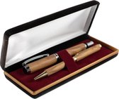 Handgemaakte Houten Pen Geschenk Set - Olijf Schrijfpennen Cadeau Set