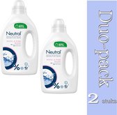 Duo pack-2x Détergent Liquide Neutral - Détergent - 1000 ml-8710447488003
