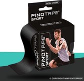 PINO - Kinesiotape - Sporttape  - Fysio tape - zwart - extra kleefkracht