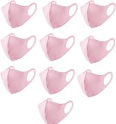 Mondkapje Wasbaar Mondmasker Roze Mondkapjes Niet-medisch - 10 stuks