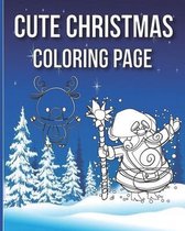 Cute Christmas Coloring Page