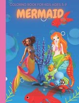 Mermaid Coloring Book for Kids Ages 3-9