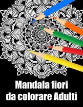 Mandala fiori da colorare adulti