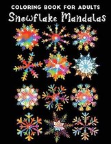 Coloring Book For Adults snowflake mandalas