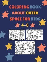 Coloring Book About Outer space for kids