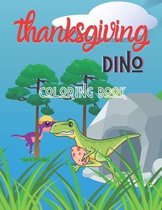 Thanksgiving dino coloring book