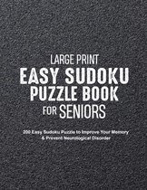 Large Print Easy Sudoku Puzzle Book for Seniors