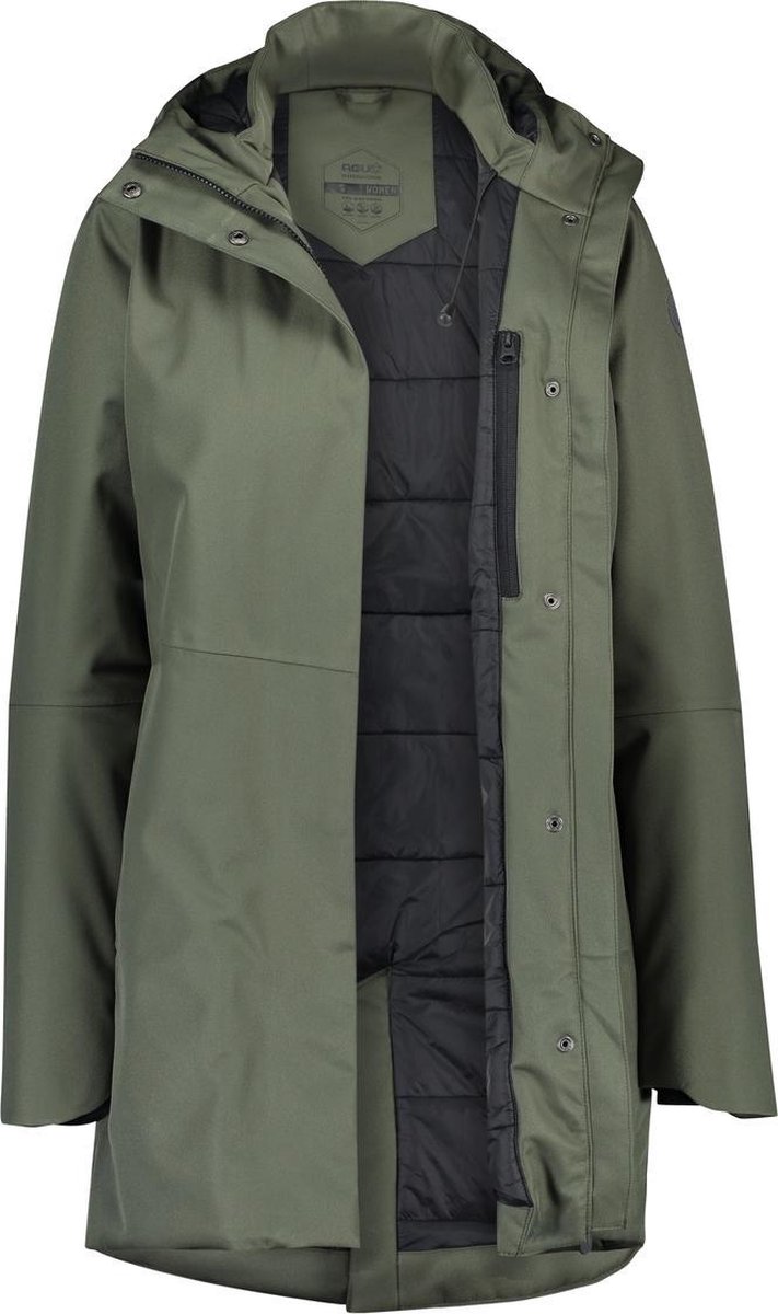 AGU Clean Winter Regenjas Urban Outdoor Dames Groen
