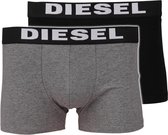 Diesel - Heren Onderbroeken 2-pack boxers - Grijs - Maat XL