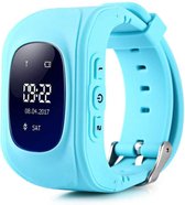Kinder Smartwatch - Lichtblauw - GPS - kinderen - Smartwatches - gps tracker - Inclusief Simkaart