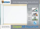 Superfish Scaper 60 - Aquaria - 50x35x35 cm 60 l Transparant