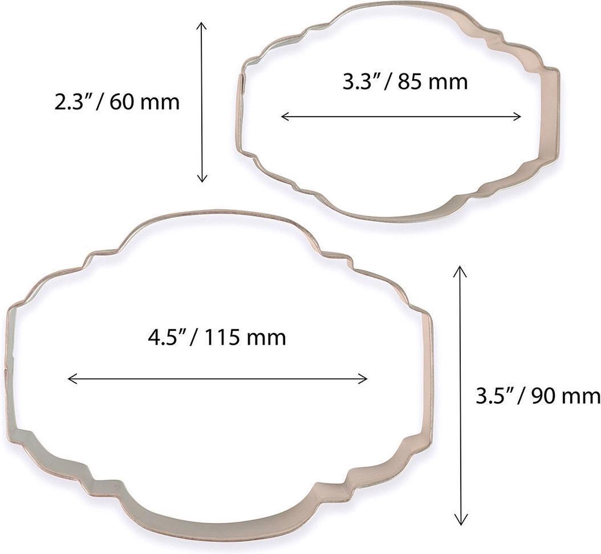 PME Cookie en Cake Uitsteker - Style 2 - Set/2