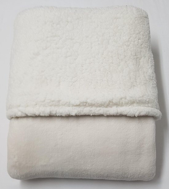 viel pedaal Succes little feet - baby - winter ledikant deken - 100 x 150 cm - wellness fleece  crème -... | bol.com
