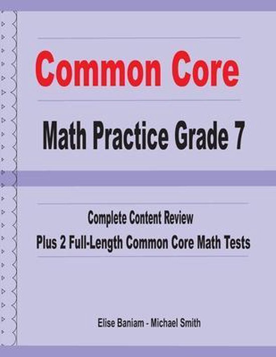 Common Core Math Practice Grade 7 - cover