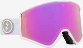 Electric Kleveland Small goggle matte white / brose pink chrome (met extra light green lens)