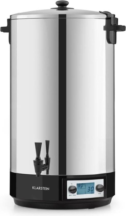 KonfiStar Digital weckautomaat drankendispenser 2500 Watt 100°C 180 min.