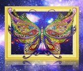 Diamond painting special framed 40x50cm - Vlinder