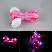 Lichtgevende  Nylon Veters - LED - Roze