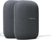 Bol.com Google Nest Audio - Charcoal - 2-pack aanbieding
