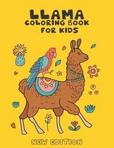 Llama Coloring Book for Kids