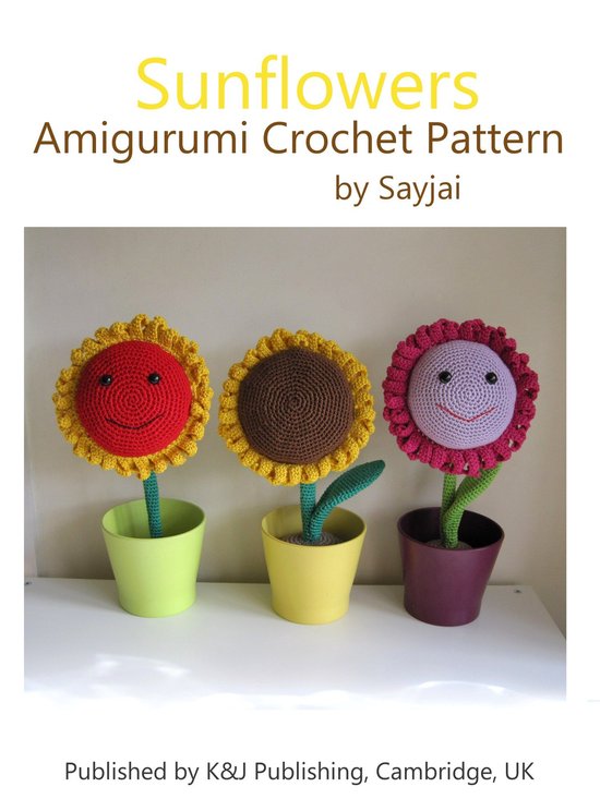 Home Decoration - Sunflowers Amigurumi Crochet Pattern - cover
