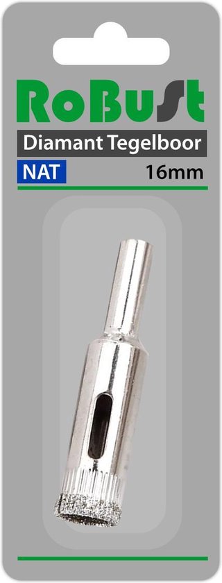 Diamantboor Nat - Tegelboor / Glasboor 16mm - Robust Tools