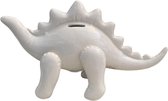 Spaarpot - dino - kinderkamer - Stegosaurus - wit