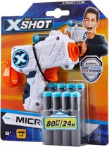 Zuru X Shot Micro - ( Incl. 8 pijlen)  Speelgoedpistool met FoamPijlen