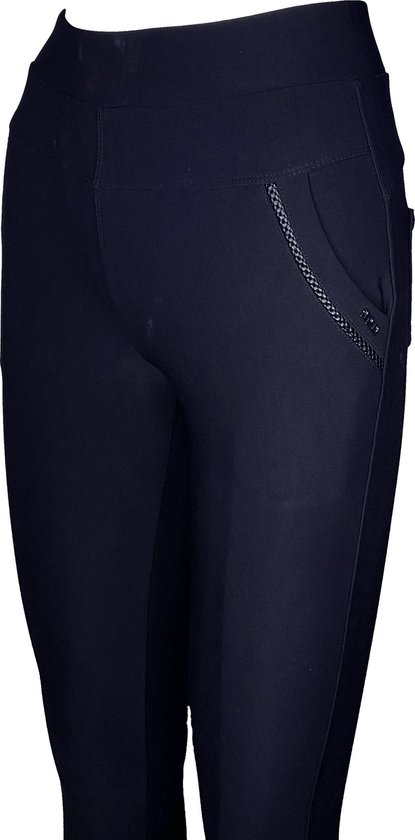 Vrouwen legging / tregging donkerblauw - Maat S/M | bol.com