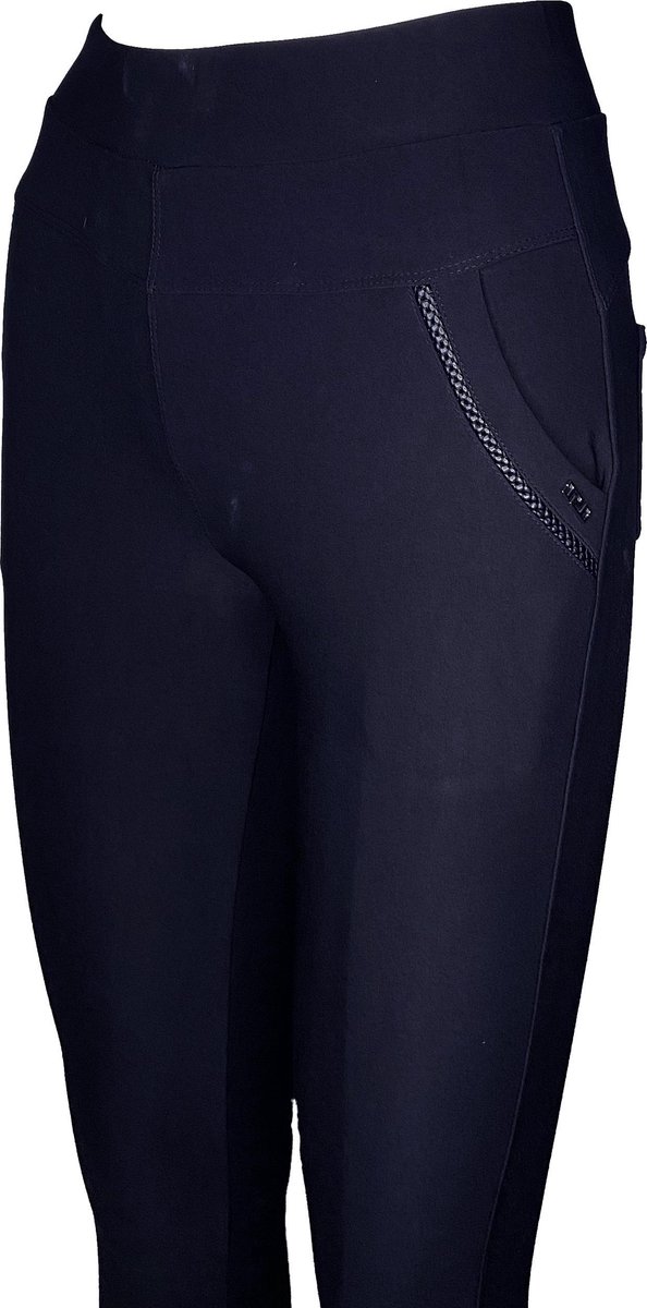 Vrouwen legging / tregging donkerblauw - Maat S/M | bol.