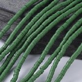 Streng katsuki kralen 4mm | Groen | Ca. 375 stuks