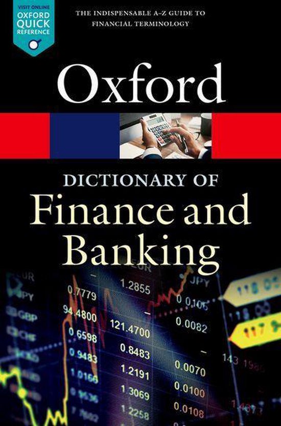 Oxford Quick Reference - A Dictionary of Finance and Banking - cover