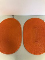 oranje placemat - set van 2 stuks