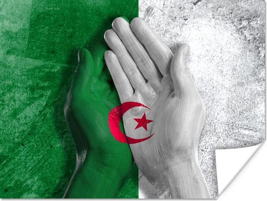 Affiche d'impression murale sur le thème du jeu Algeria