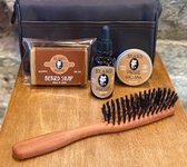 Beardpride Baard verzorgingset, Top set voor het groomen van je baard - Baars zeep - Baard olie - Baard balsem - Baard borstel - grooming set -