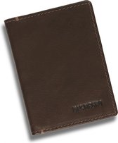 Dal Negro Portemonnee Rfid 7,8 X 10,5 Cm Leer Bruin