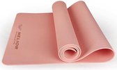 Yoga Mat | 10 mm | Roze | TPE |183 cm x 61 cm x 1 cm | Anti-slip | Gymmat |