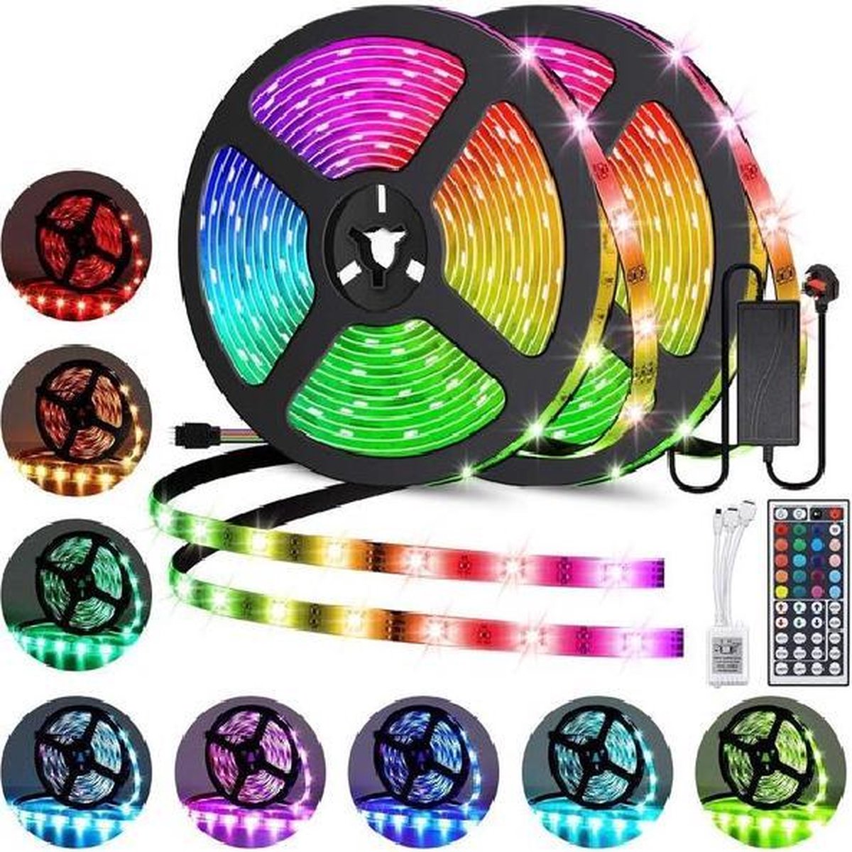 Mangry led Strip 10 Meter 44 keys RGB Led Strip met