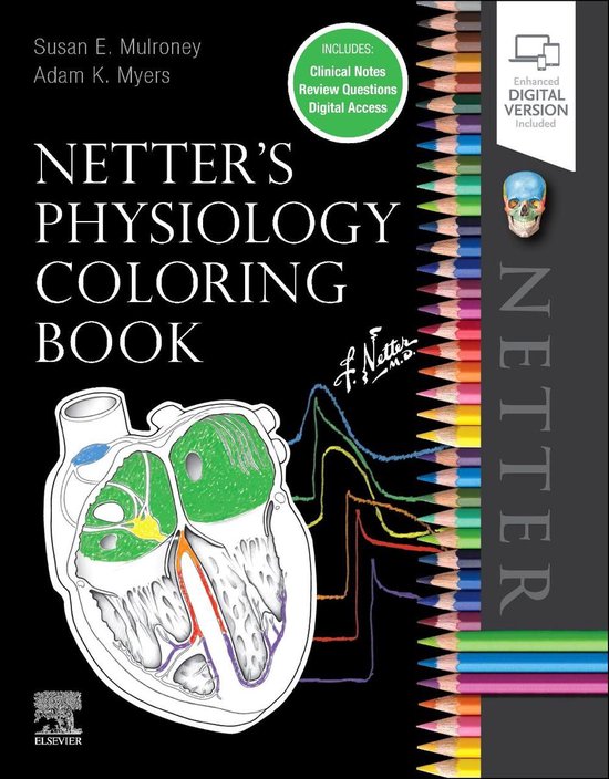 Netter's Physiology Coloring Book - cover