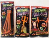 Halloween set - Oranje - Glow Break Sticks - Set van 3 - Horror - Verkleden - Sinte Maarten - Licht
